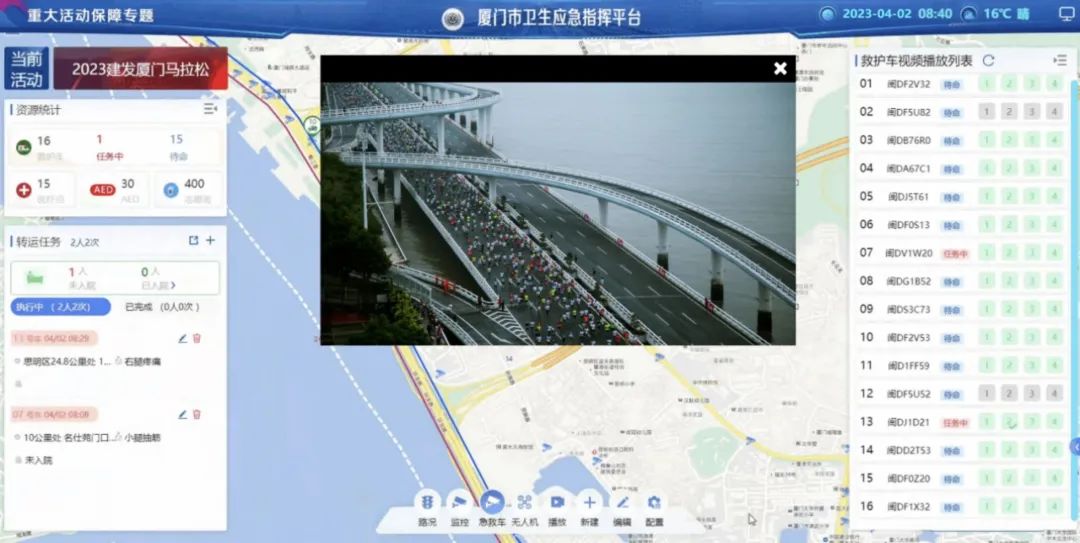 辰安科技承建的“廈門衛(wèi)生應(yīng)急指揮平臺(tái)”為廈門國(guó)際馬拉松活動(dòng)安全保駕護(hù)航
